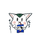もっちりのびのび、餅ねこ（個別スタンプ：14）