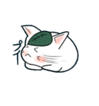もっちりのびのび、餅ねこ（個別スタンプ：16）