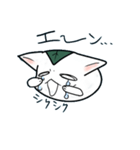 もっちりのびのび、餅ねこ（個別スタンプ：34）