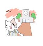 にゃんメイドとぼく（個別スタンプ：34）