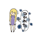 くれよん女子（個別スタンプ：25）