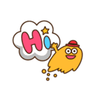 ふわふわポップメッセージ（個別スタンプ：1）