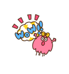 ふわふわポップメッセージ（個別スタンプ：14）