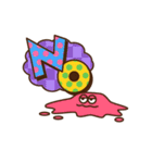 ふわふわポップメッセージ（個別スタンプ：21）
