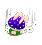 きのこうさぎの ゆっきのこ♪（個別スタンプ：35）