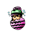 TyrannosaurusGirl doesn't take off hat（個別スタンプ：2）