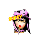 TyrannosaurusGirl doesn't take off hat（個別スタンプ：10）