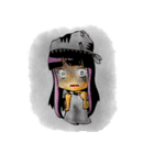 TyrannosaurusGirl doesn't take off hat（個別スタンプ：13）