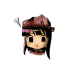 TyrannosaurusGirl doesn't take off hat（個別スタンプ：20）