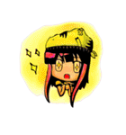 TyrannosaurusGirl doesn't take off hat（個別スタンプ：21）