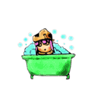 TyrannosaurusGirl doesn't take off hat（個別スタンプ：26）