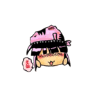 TyrannosaurusGirl doesn't take off hat（個別スタンプ：27）