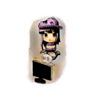 TyrannosaurusGirl doesn't take off hat（個別スタンプ：29）
