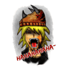 TyrannosaurusGirl doesn't take off hat（個別スタンプ：34）