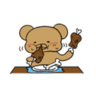 うちゃことくまお 時々わんこ（個別スタンプ：18）