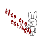 10th edition white rabbit expressive（個別スタンプ：39）