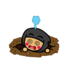 忍者 根来朗（ねごろう）と蛙の仁王丸（個別スタンプ：14）
