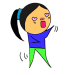 女子★スター（個別スタンプ：18）