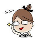 MODANちゃんとホワティ（個別スタンプ：12）