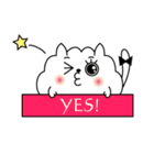 MODANちゃんとホワティ（個別スタンプ：30）