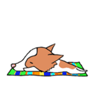 落書き風のホエーちゃん（個別スタンプ：1）