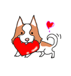 落書き風のホエーちゃん（個別スタンプ：3）