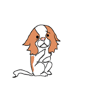 落書き風のホエーちゃん（個別スタンプ：6）