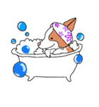 落書き風のホエーちゃん（個別スタンプ：10）