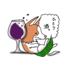 落書き風のホエーちゃん（個別スタンプ：13）