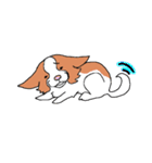 落書き風のホエーちゃん（個別スタンプ：17）