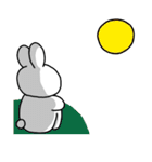 Acchan of rabbit English version（個別スタンプ：34）