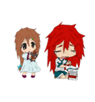 Nong Chibi Boy and Girl in LOVE Set（個別スタンプ：36）