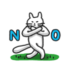 白ねこのシロー（個別スタンプ：2）