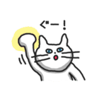 白ねこのシロー（個別スタンプ：21）