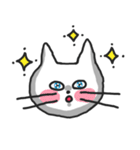 白ねこのシロー（個別スタンプ：33）