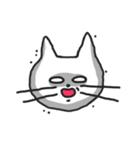 白ねこのシロー（個別スタンプ：40）