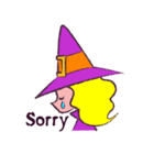 魔女とハロウィン（個別スタンプ：3）