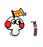 まっしろキノピー（個別スタンプ：8）