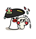 まっしろキノピー（個別スタンプ：28）