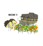 A-Che ＆ A-Lan（個別スタンプ：36）