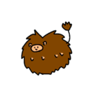 変な生き物（個別スタンプ：34）