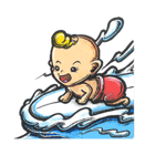 Enjoy Da Surfing（個別スタンプ：19）