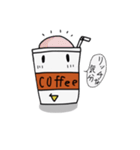 アイスコーヒーカップのキャラクター（個別スタンプ：5）