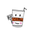 アイスコーヒーカップのキャラクター（個別スタンプ：27）