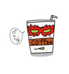 アイスコーヒーカップのキャラクター（個別スタンプ：28）