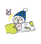 もこもこのアイツ（個別スタンプ：7）