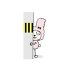 もこもこのアイツ（個別スタンプ：16）