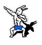 筋肉ウサギ（個別スタンプ：37）