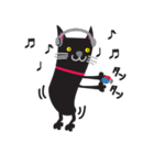 黒猫のマロ（個別スタンプ：8）