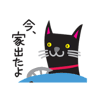 黒猫のマロ（個別スタンプ：23）